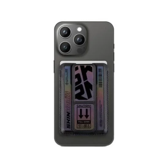 Skinarma Kado Kira Kobai Wallet Mag-Charge Card Holder With Grip Stand - Hologram